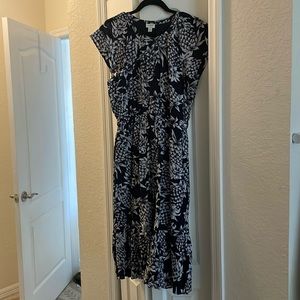 J Crew size 6 pineapple print dress